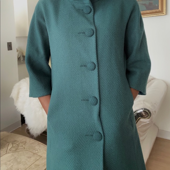 Vintage women reversible Pea coat NWT - Picture 3 of 9